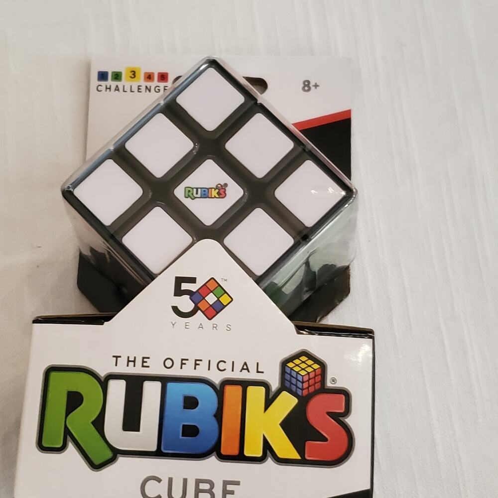 Rubik’s Cube, The Original 3x3 Brain Teaser Fidget Toy (6063964) - NEW